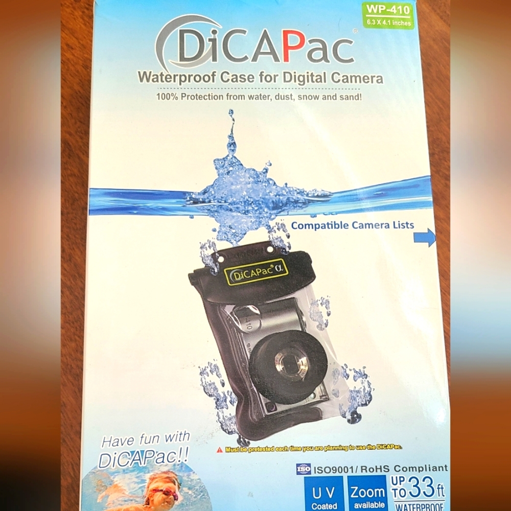 Waterproof case for digital camera